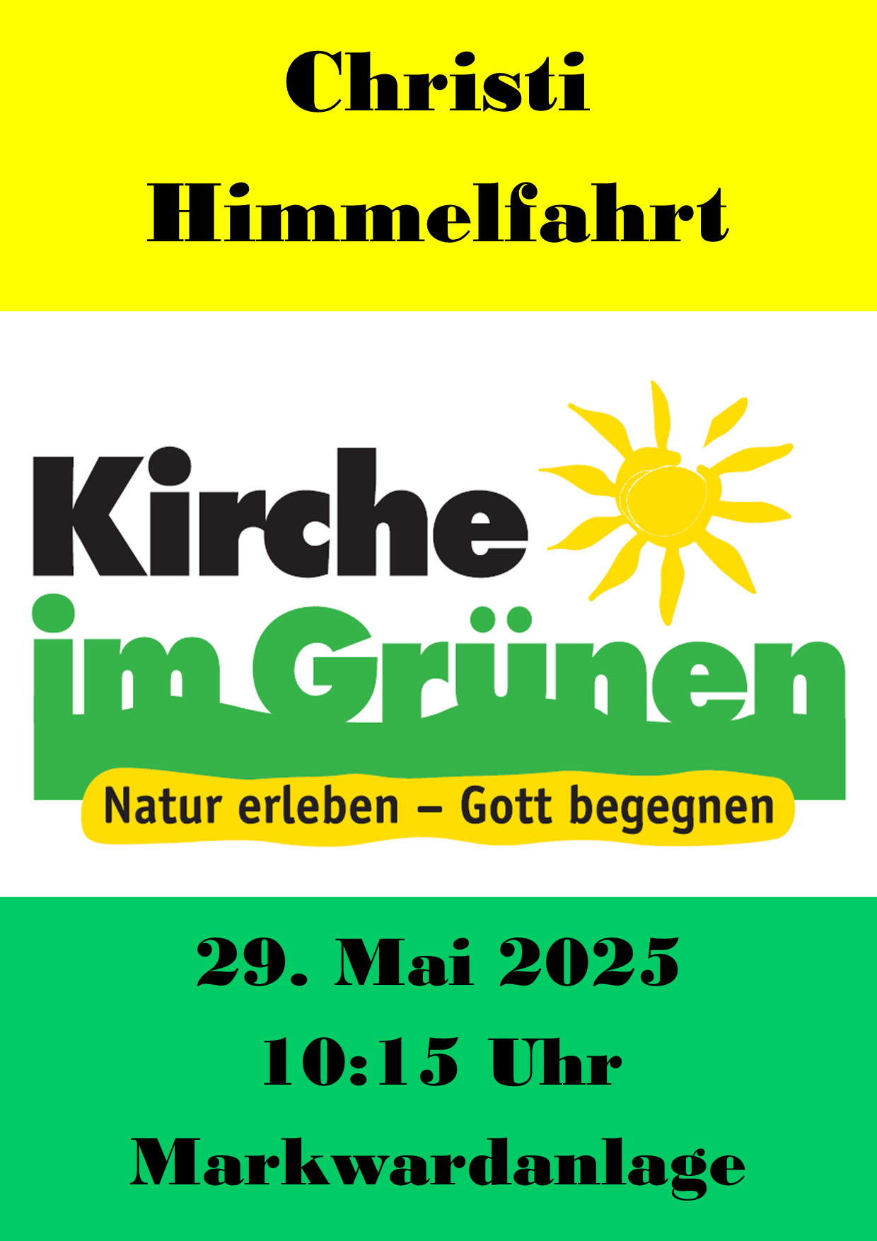 Godi Christi HImmelfahrt 2025