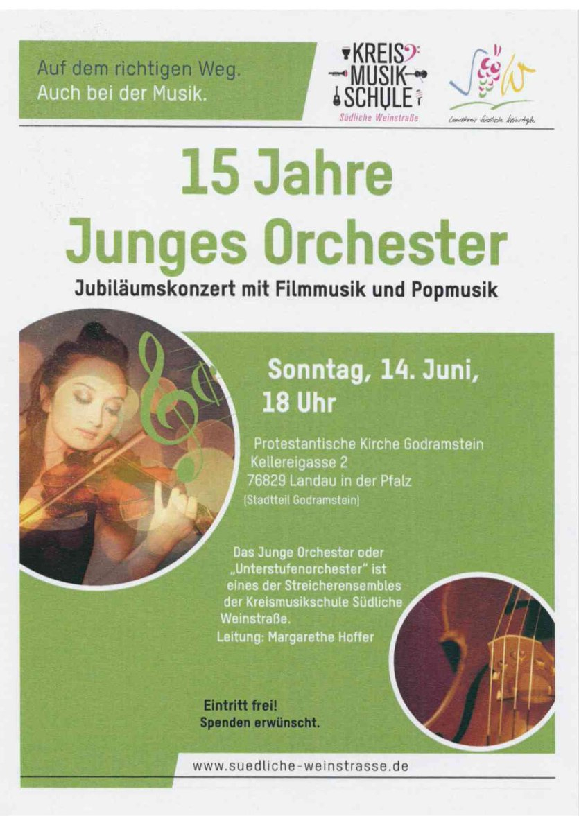 15 Jahre Junges Orchester Konzert 14.06.2026 1