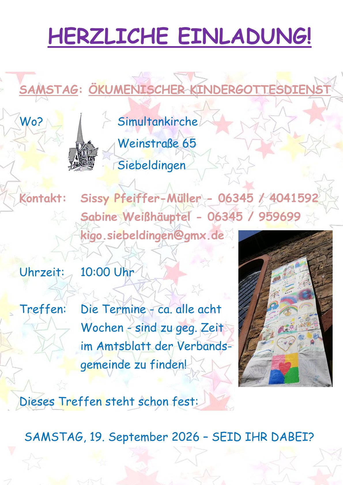 Ökum. Kigodi Flyer 2026 SI nächster Kigo 1