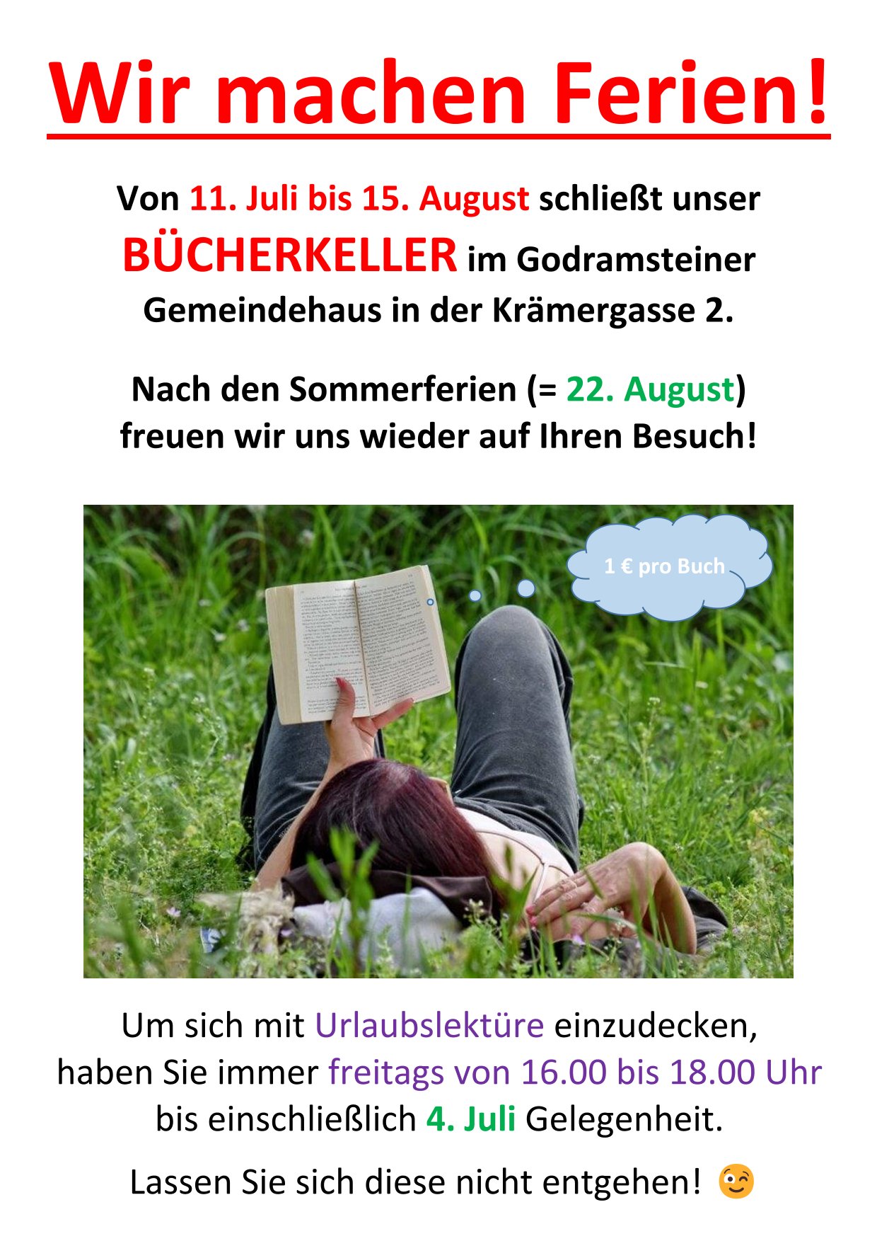 Bücherkeller Ferien 2025 1