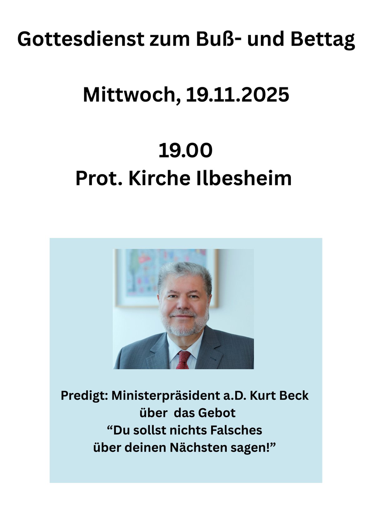 2025 11 Buß u Bettag Kurt Beck Plakat 1