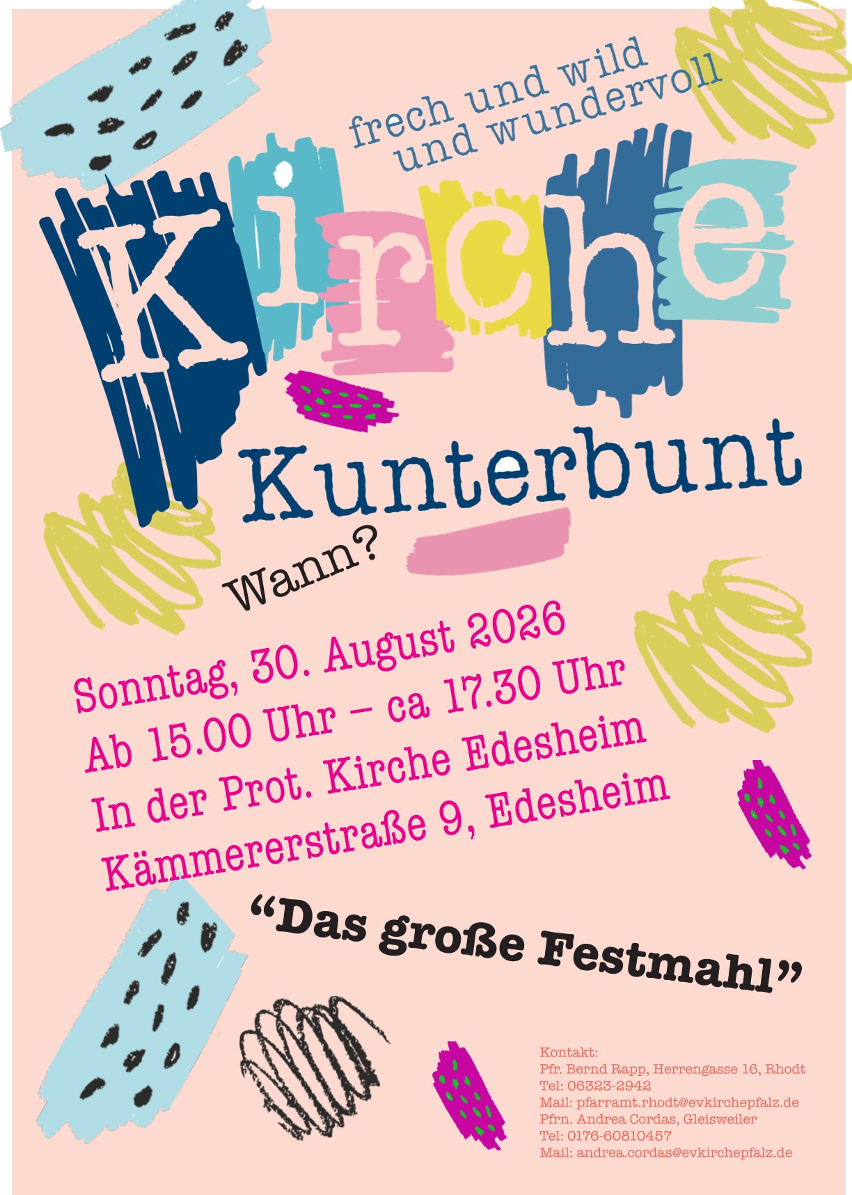 Kirche Kunterbunt Edesheim 30.08.26 1