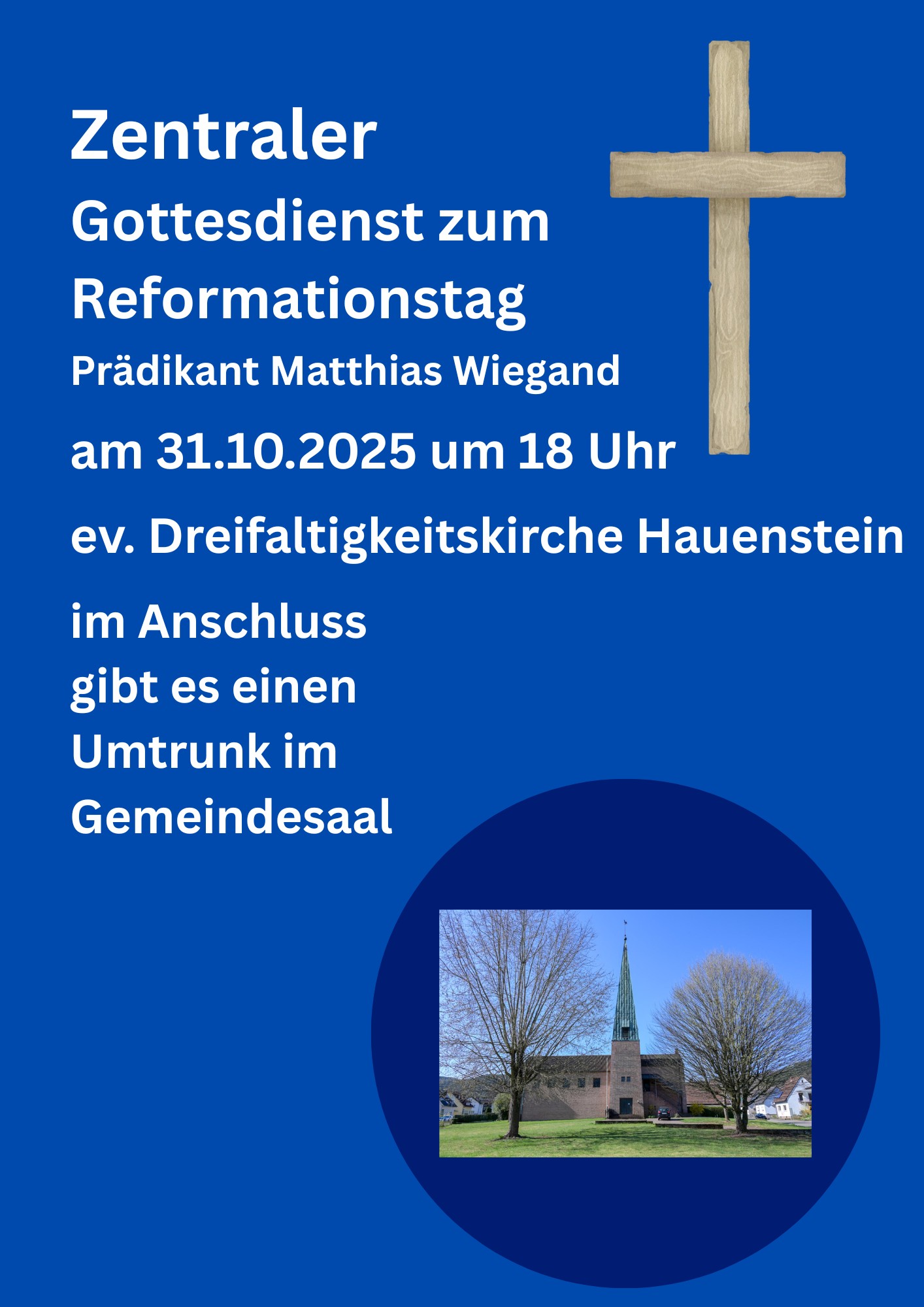 zentraler Gottesdienst zum Reformationstag