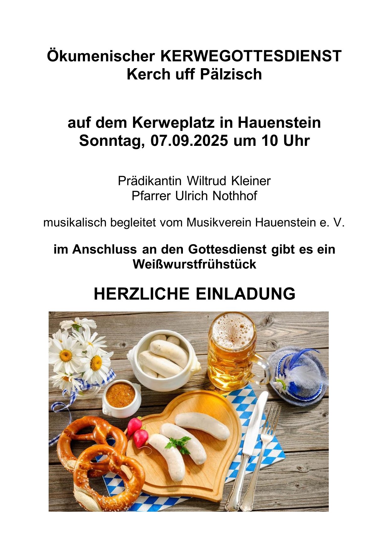 Ökumenischer KERWEGOTTESDIENST 1